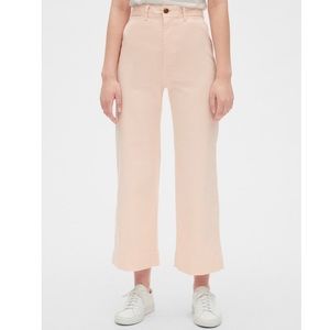 light pink gap wide leg jeans